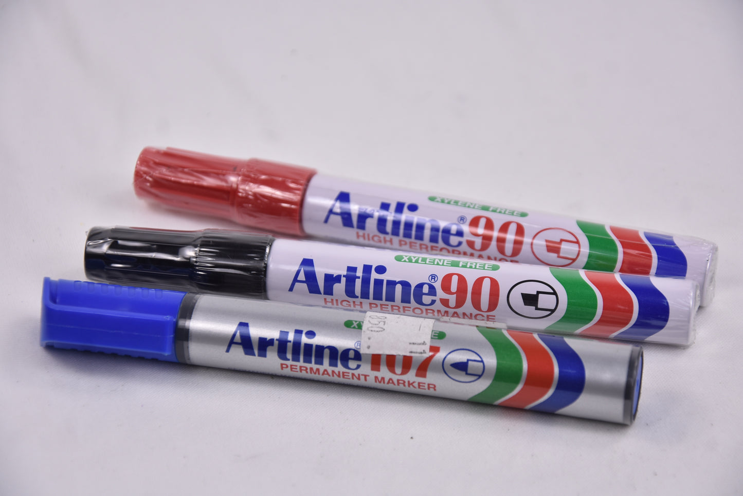 Marcador Permanente Artline 90 Azul , Rojo y Negro