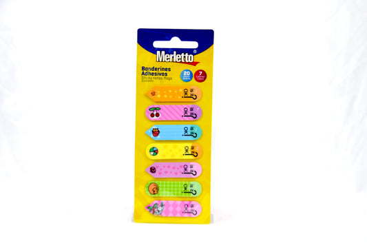 Banderines adhesivos merleto