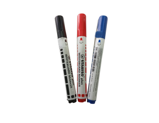 Marcador Permanente Stabilo Azul,Rojo y Negro
